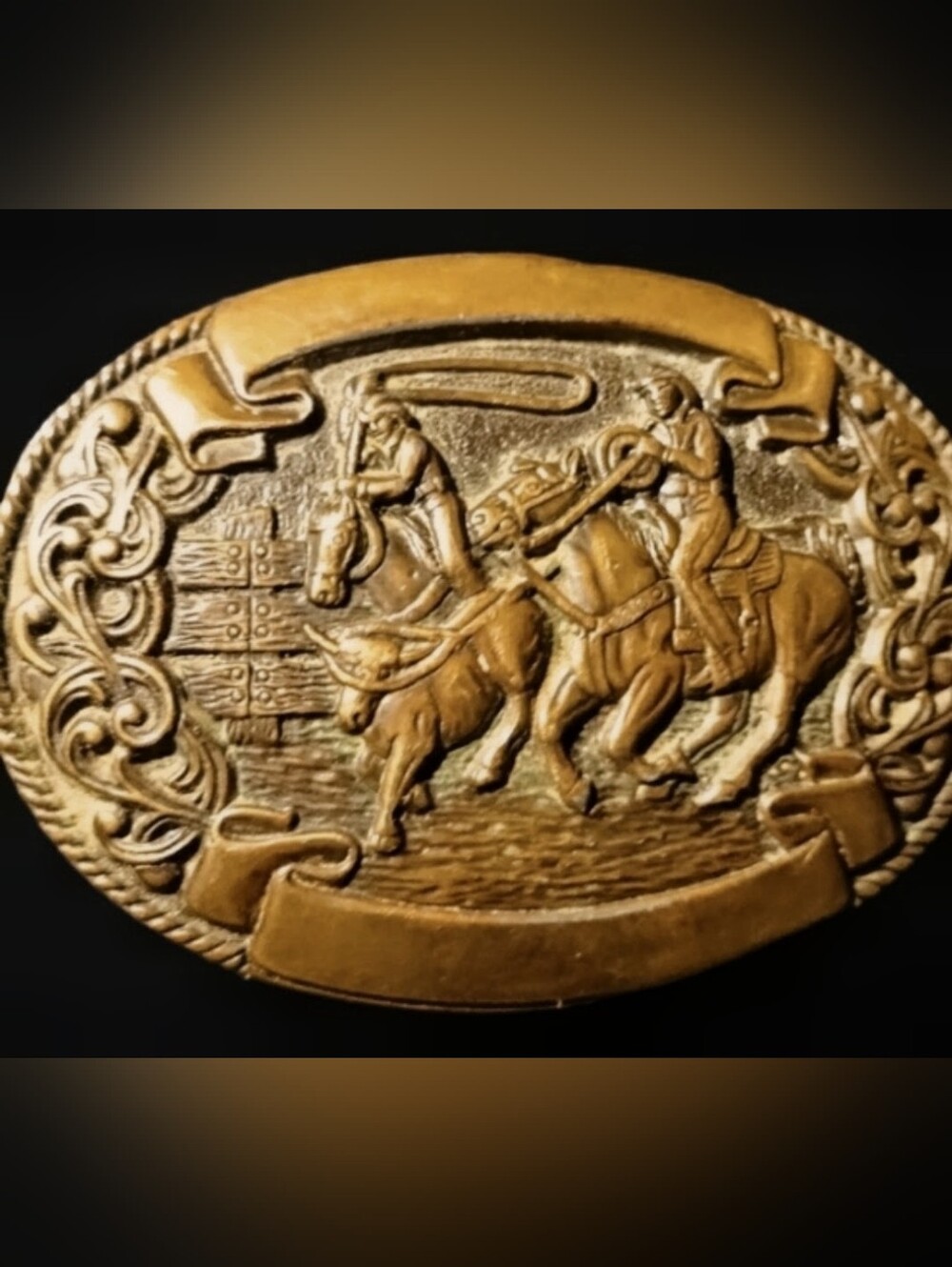 Vintage Chambers belt buckle